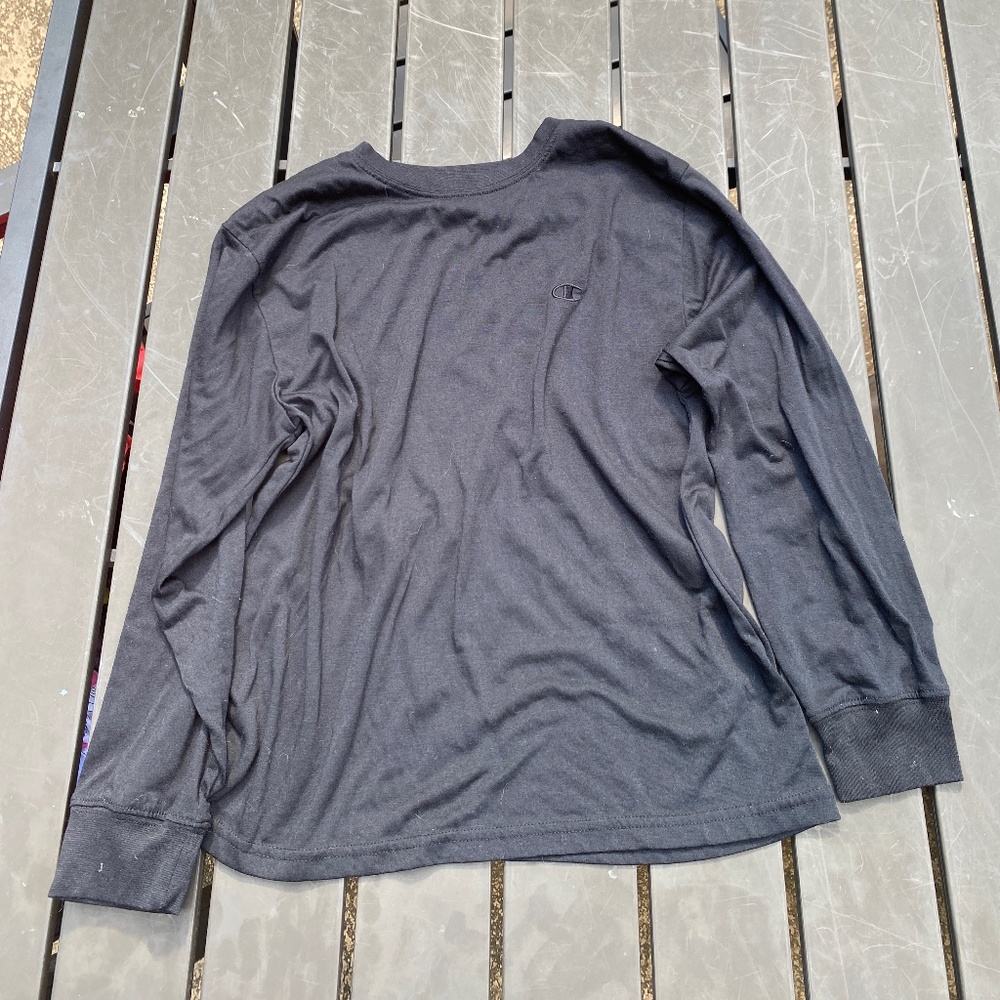Black athletic shirt